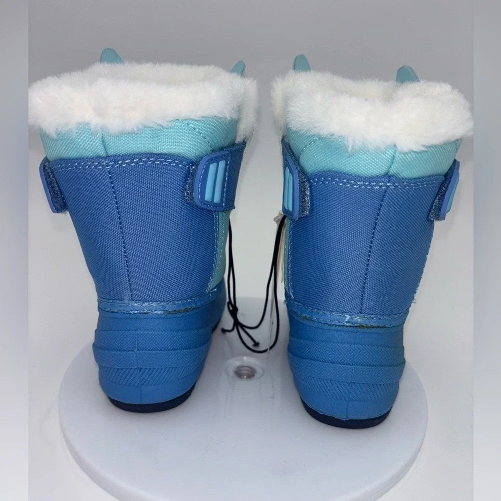 CAT & JACK Toddler Winter Boot Monster Frankie Snow Insulated‎ Waterproof Blue 7